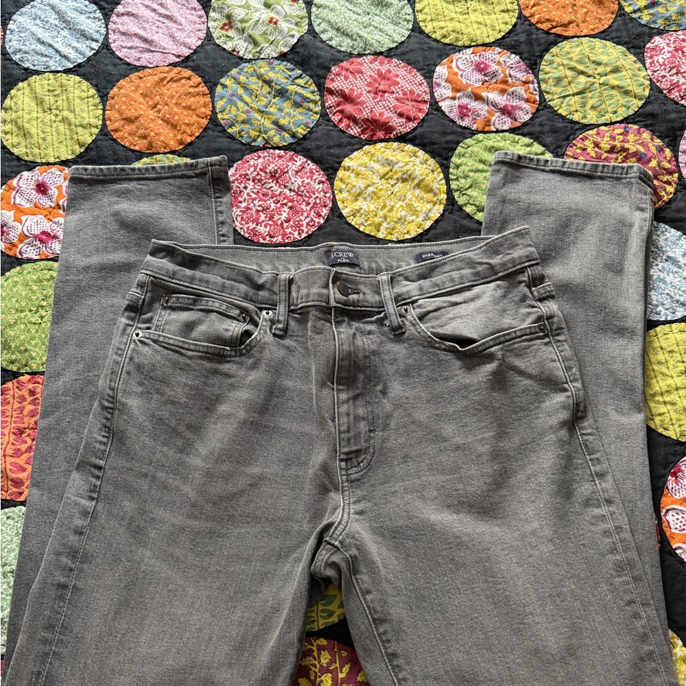 J. Crew Gray Straight Men Jeans